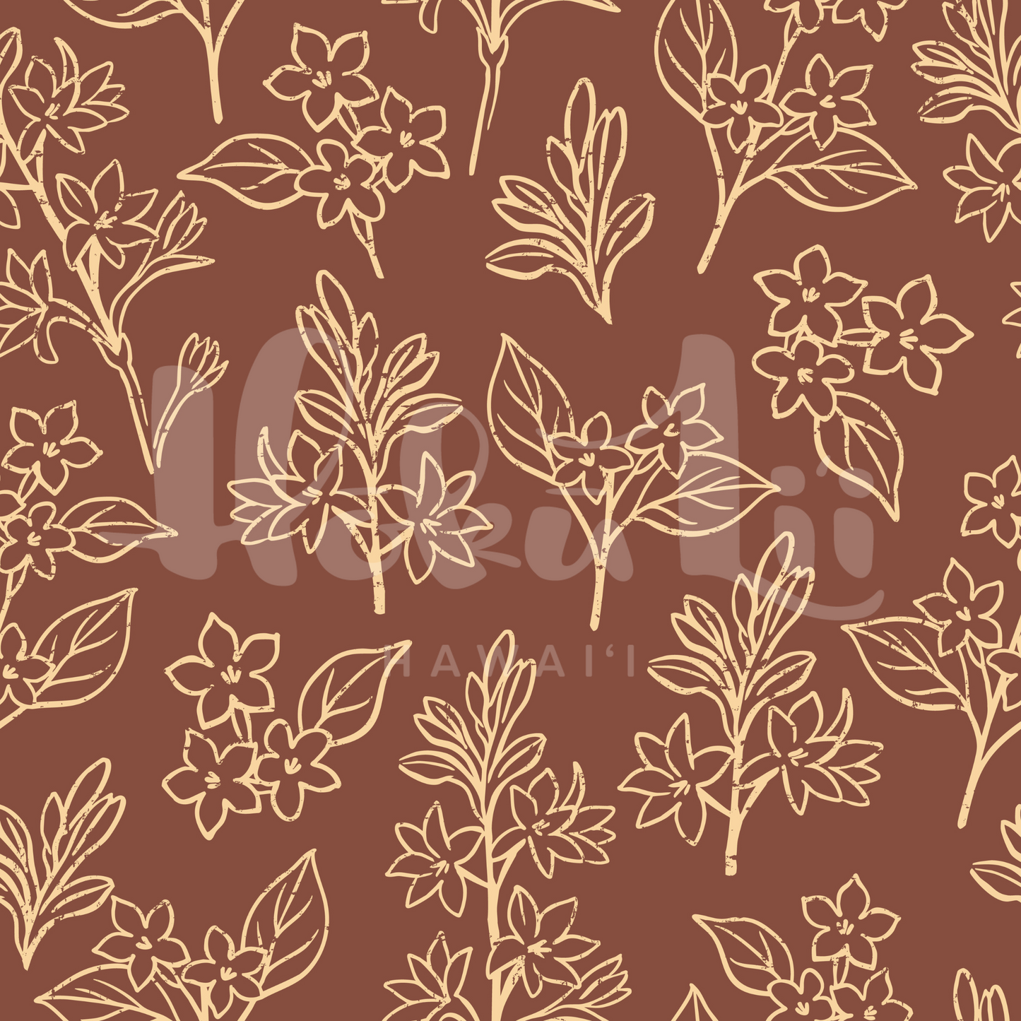Pakalana + Tuberose | Exclusive Seamless Pattern | One-of-a-Kind Surface Pattern for Creative Use