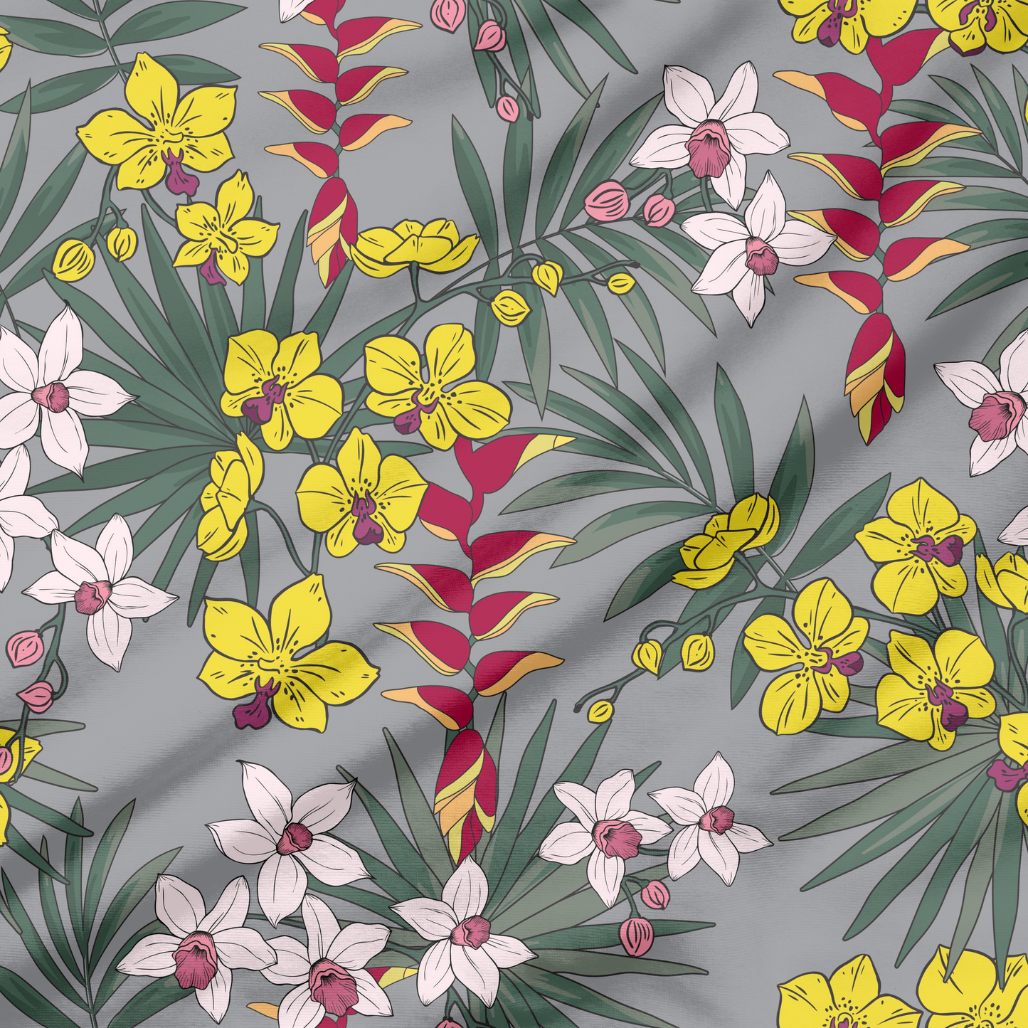 Hawai'i Orchids | Exclusive Seamless Pattern | One-of-a-Kind Surface Pattern