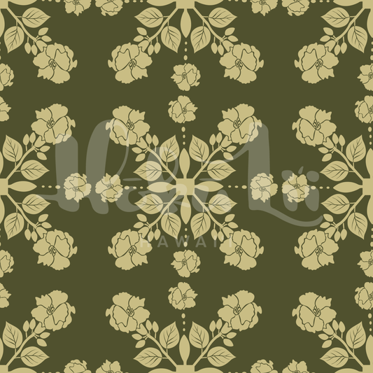 Kou Haole (Geiger Tree) Tile | Exclusive Seamless Pattern | One-of-a-Kind Surface Pattern for Creative Use