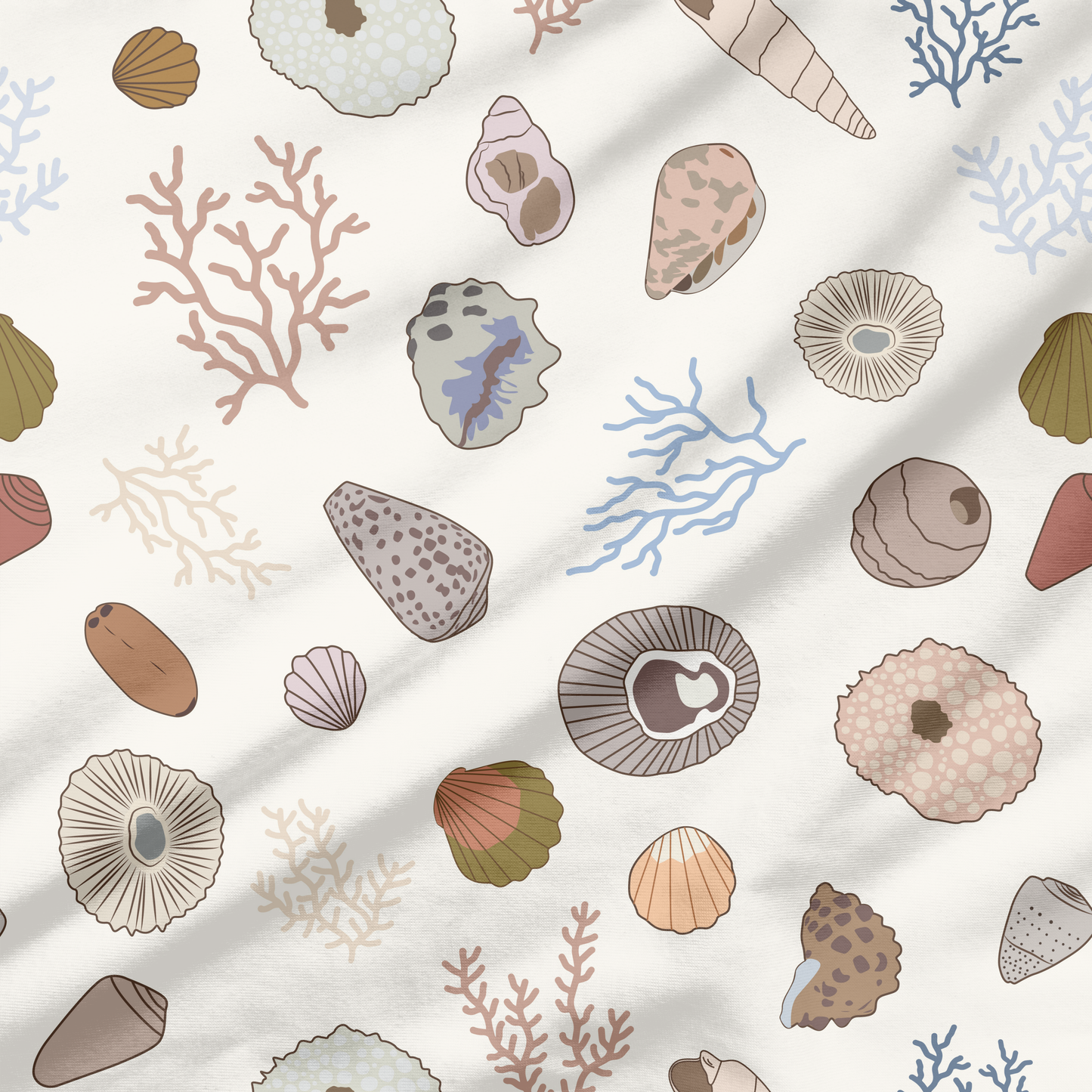 Shells of Hawaiʻi (3 Colorways) | Exclusive Seamless Pattern | One-of-a-Kind Surface Pattern