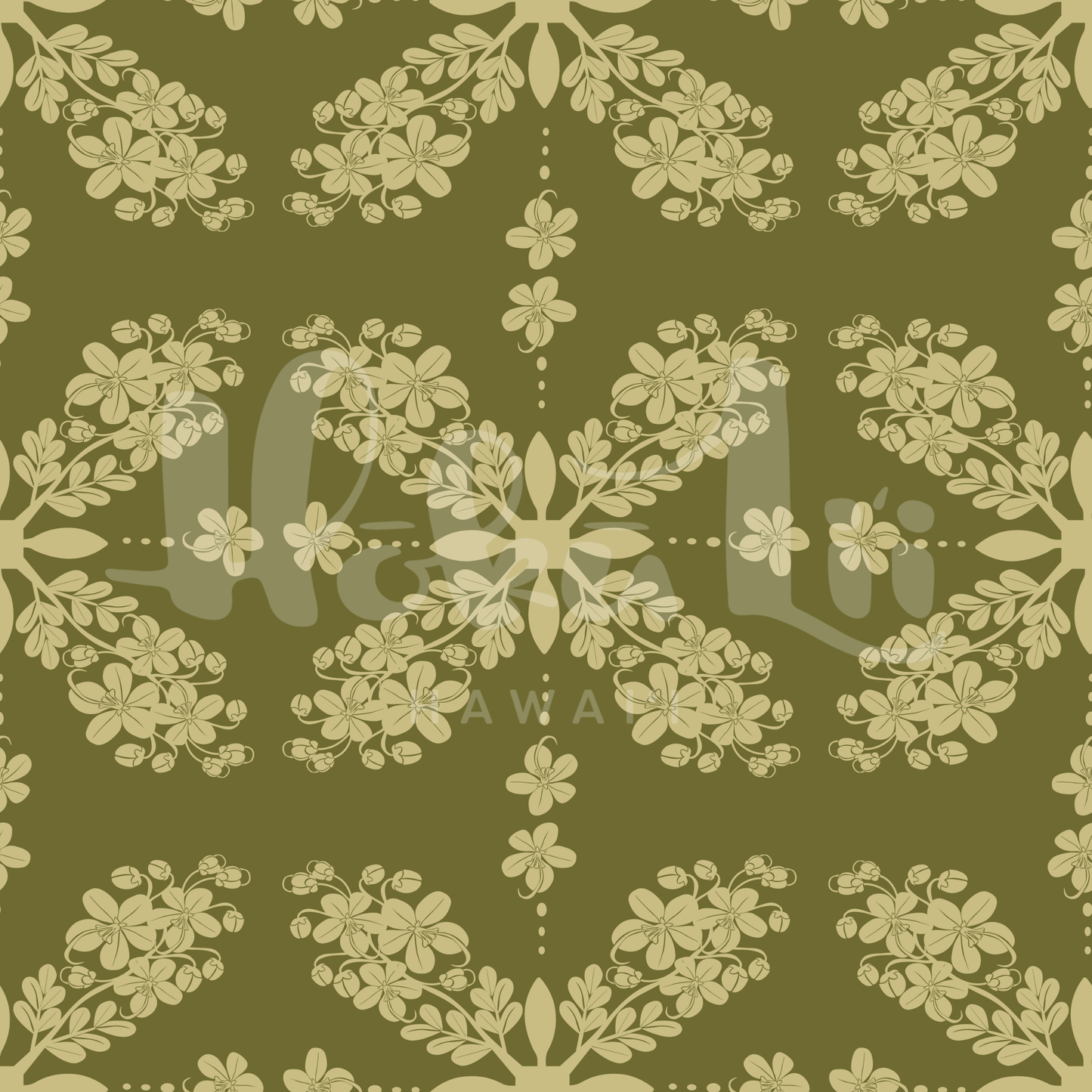 Shower Tree Tile | Exclusive Seamless Pattern | One-of-a-Kind Surface Pattern for Creative Use