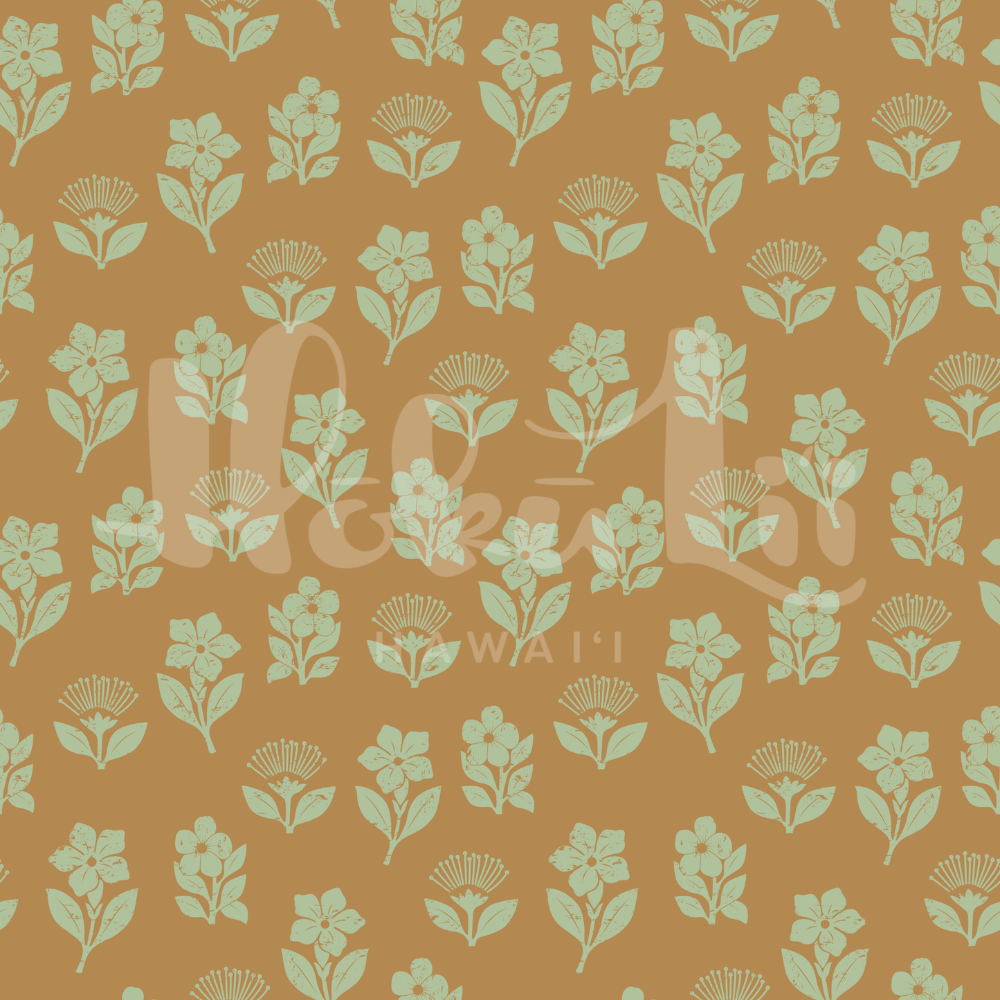 Retro Floral | Exclusive Seamless Pattern | One-of-a-Kind Surface Pattern for Creative Use