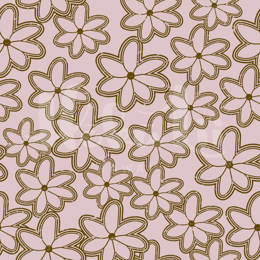 Electric Tiare | Exclusive Seamless Pattern | One-of-a-Kind Surface Pattern for Creative Use