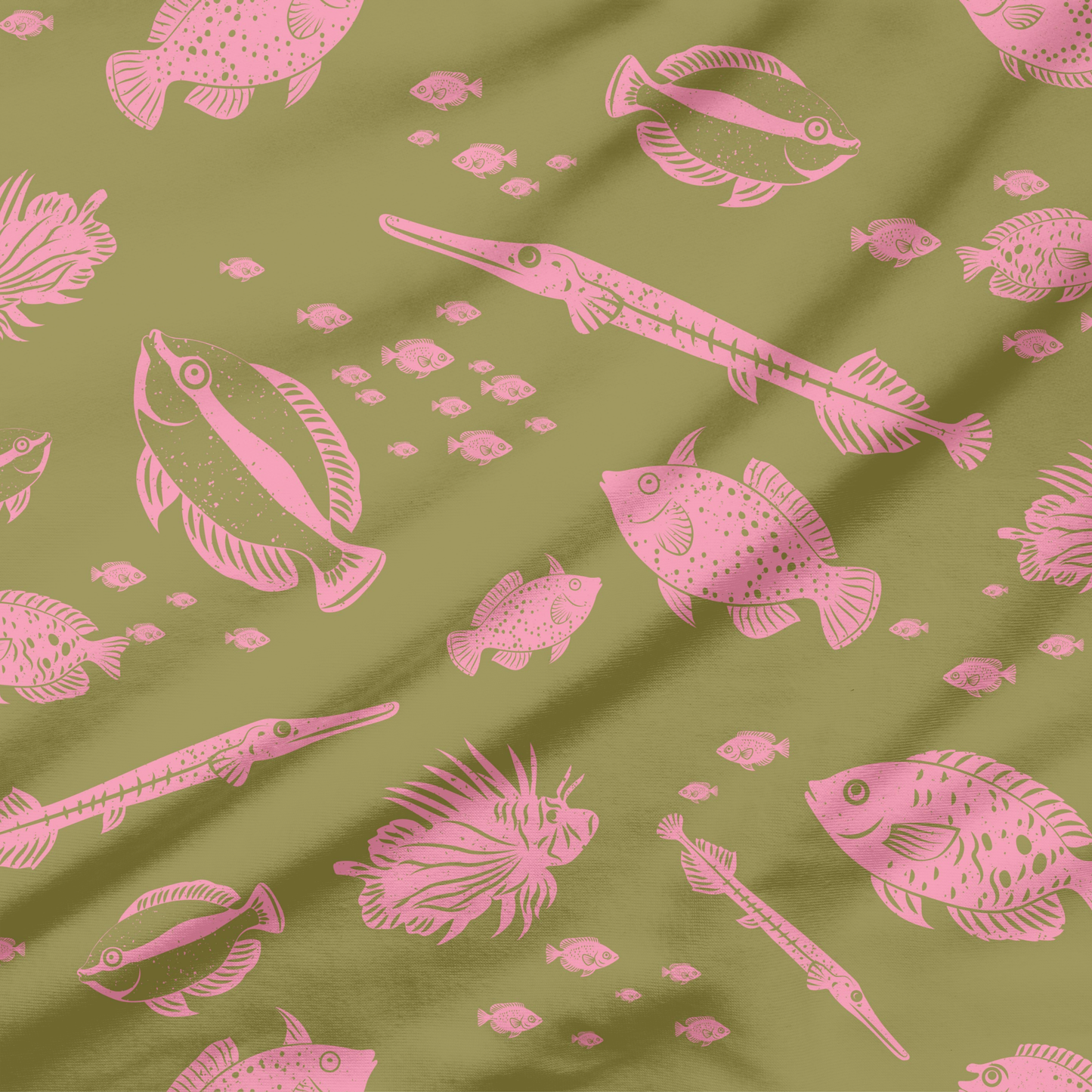 Hawai'i Reef Fish (5 Colorways) | Exclusive Seamless Pattern | One-of-a-Kind Surface Pattern