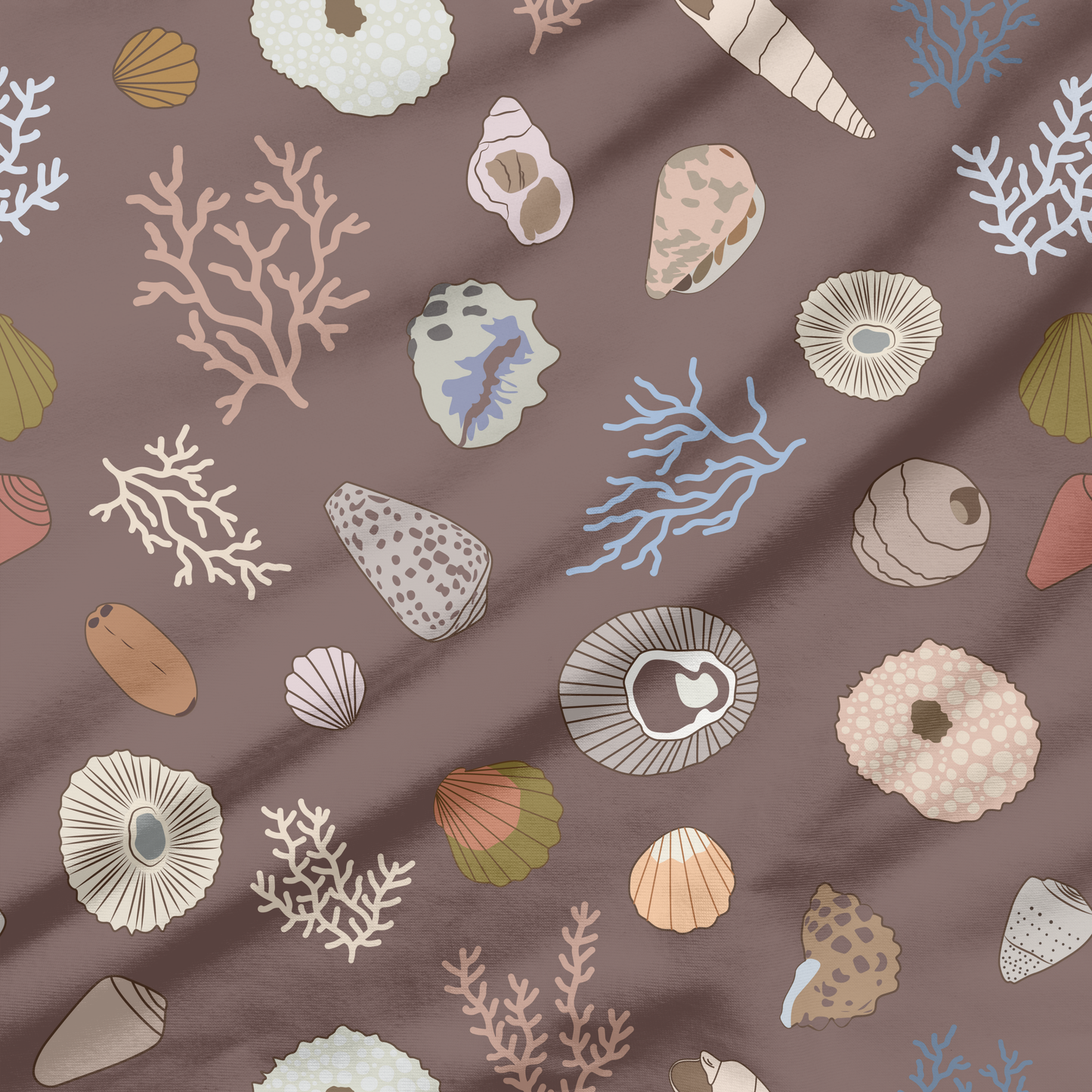 Shells of Hawaiʻi (3 Colorways) | Exclusive Seamless Pattern | One-of-a-Kind Surface Pattern