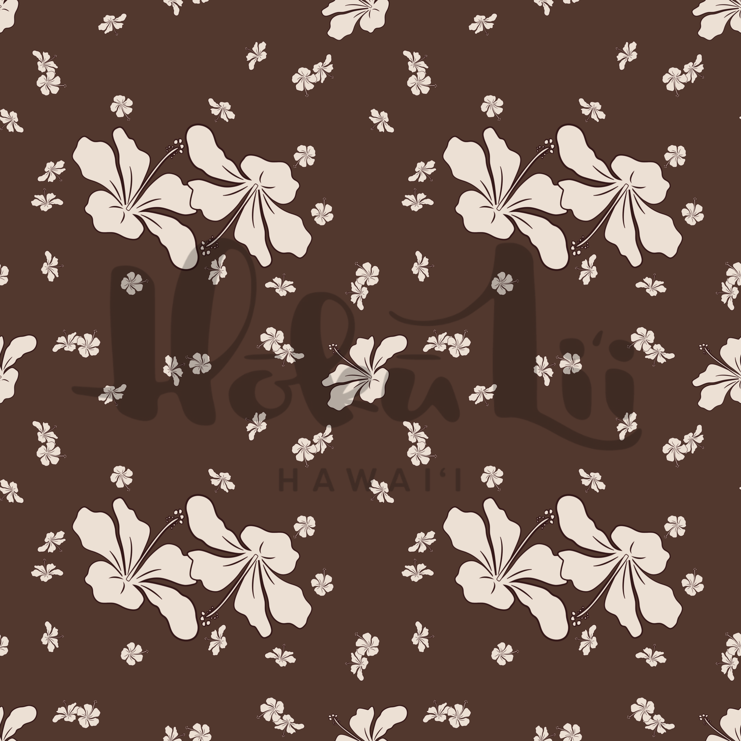 Hibiscus Kiss (3 color ways) | Exclusive Seamless Pattern | One-of-a-Kind Surface Pattern