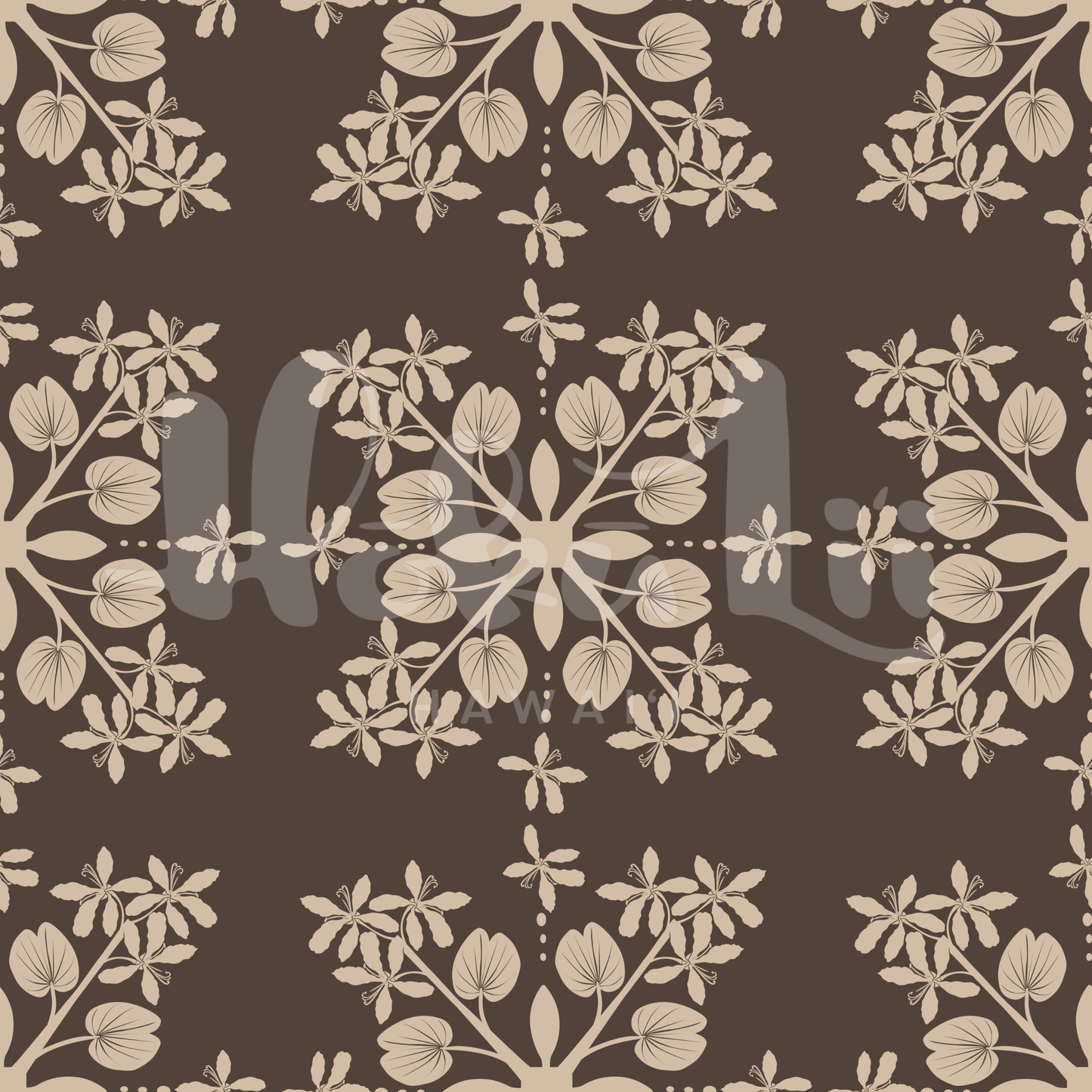 St. Thomas Tree Tile | Exclusive Seamless Pattern | One-of-a-Kind Surface Pattern for Creative Use