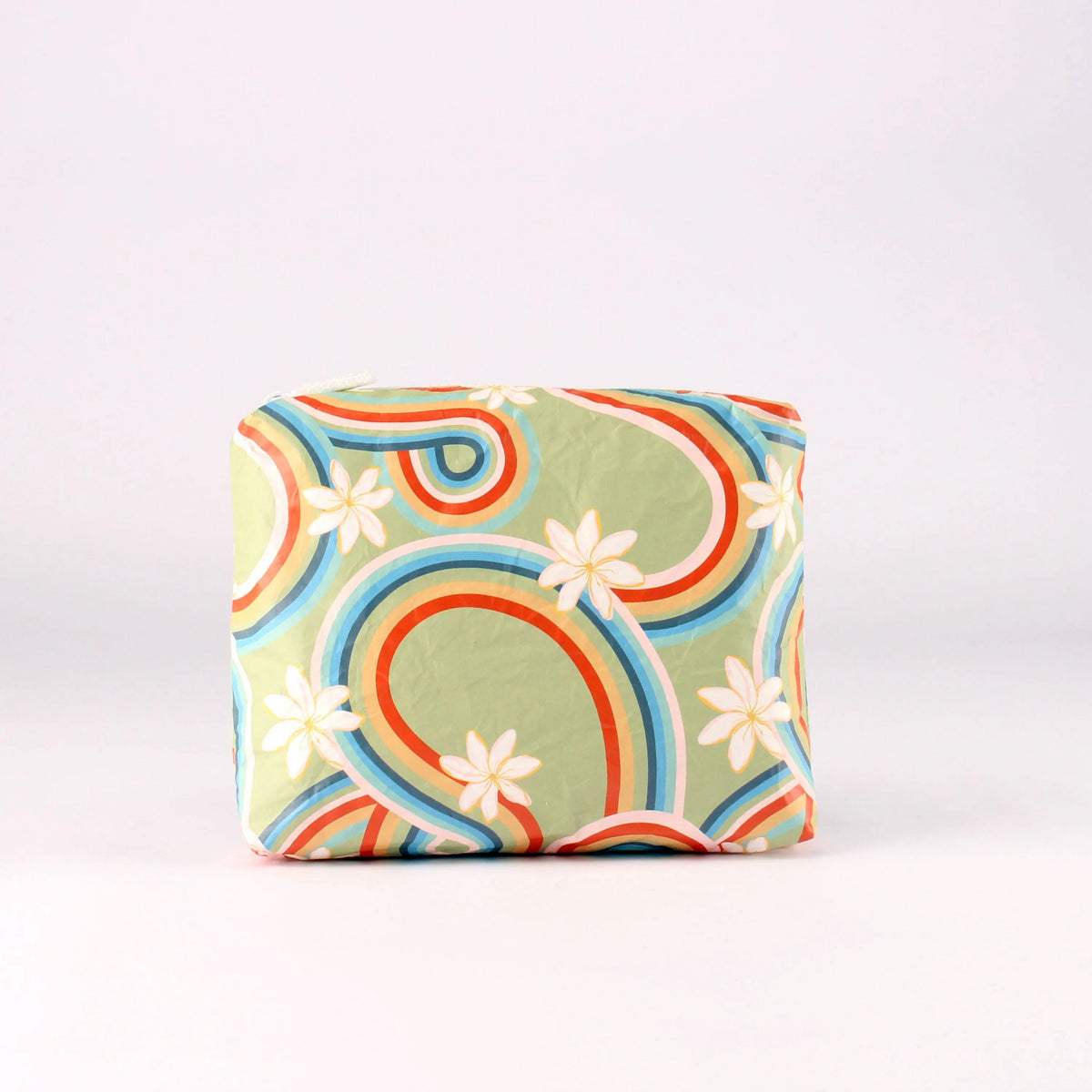 LIGHT GREEN RAINBOW TIARE SMALL POUCH