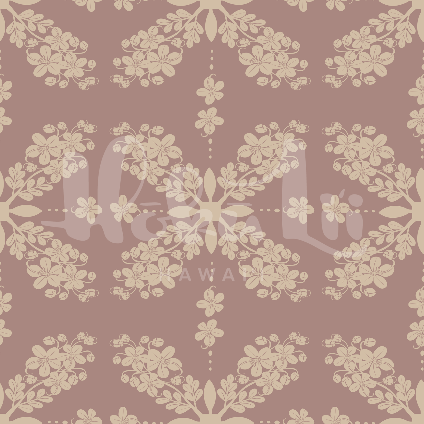 Shower Tree Tile | Exclusive Seamless Pattern | One-of-a-Kind Surface Pattern for Creative Use