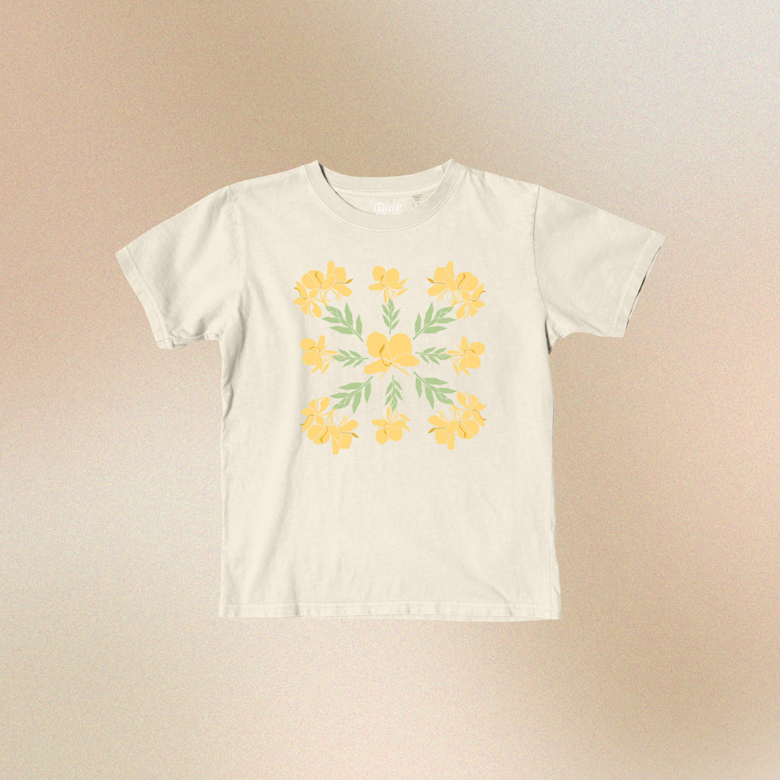 KEIKI TEE - YELLOW GINGER - IVORY