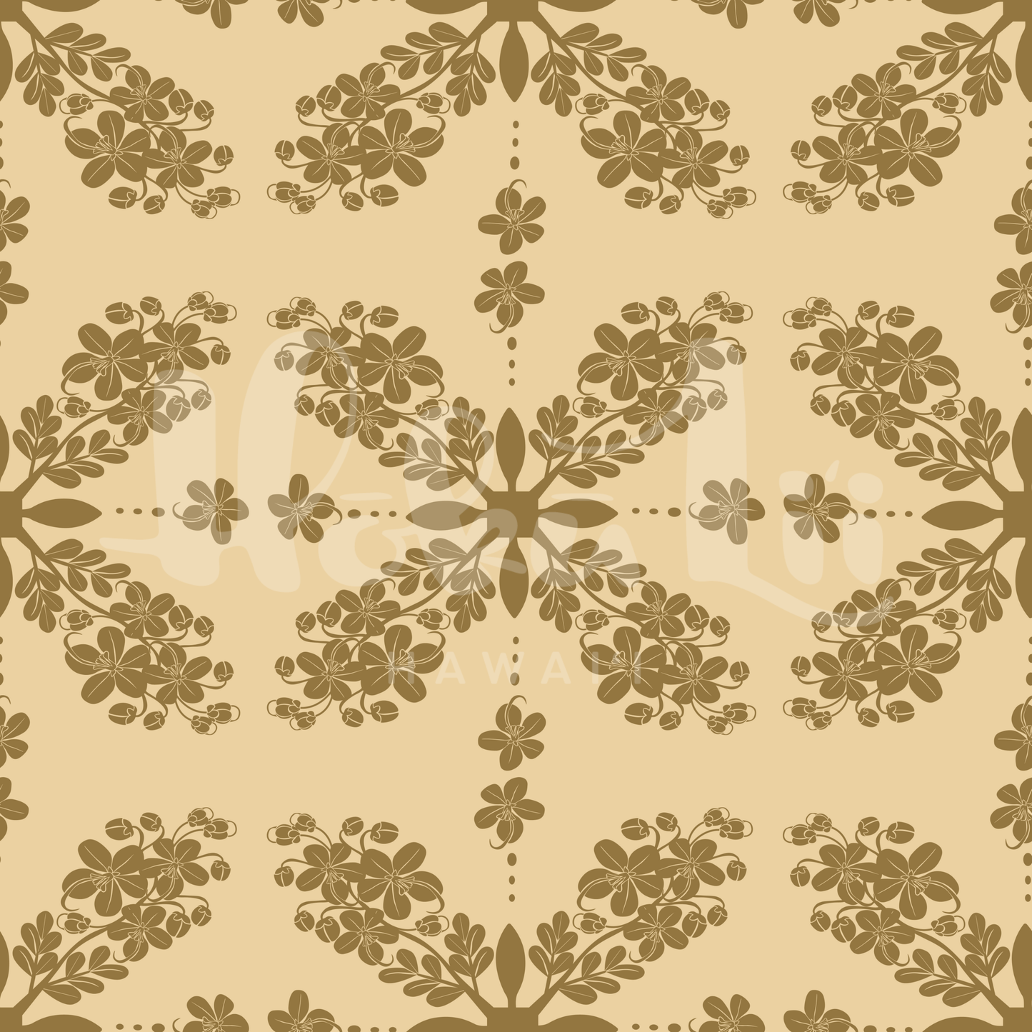 Shower Tree Tile | Exclusive Seamless Pattern | One-of-a-Kind Surface Pattern for Creative Use