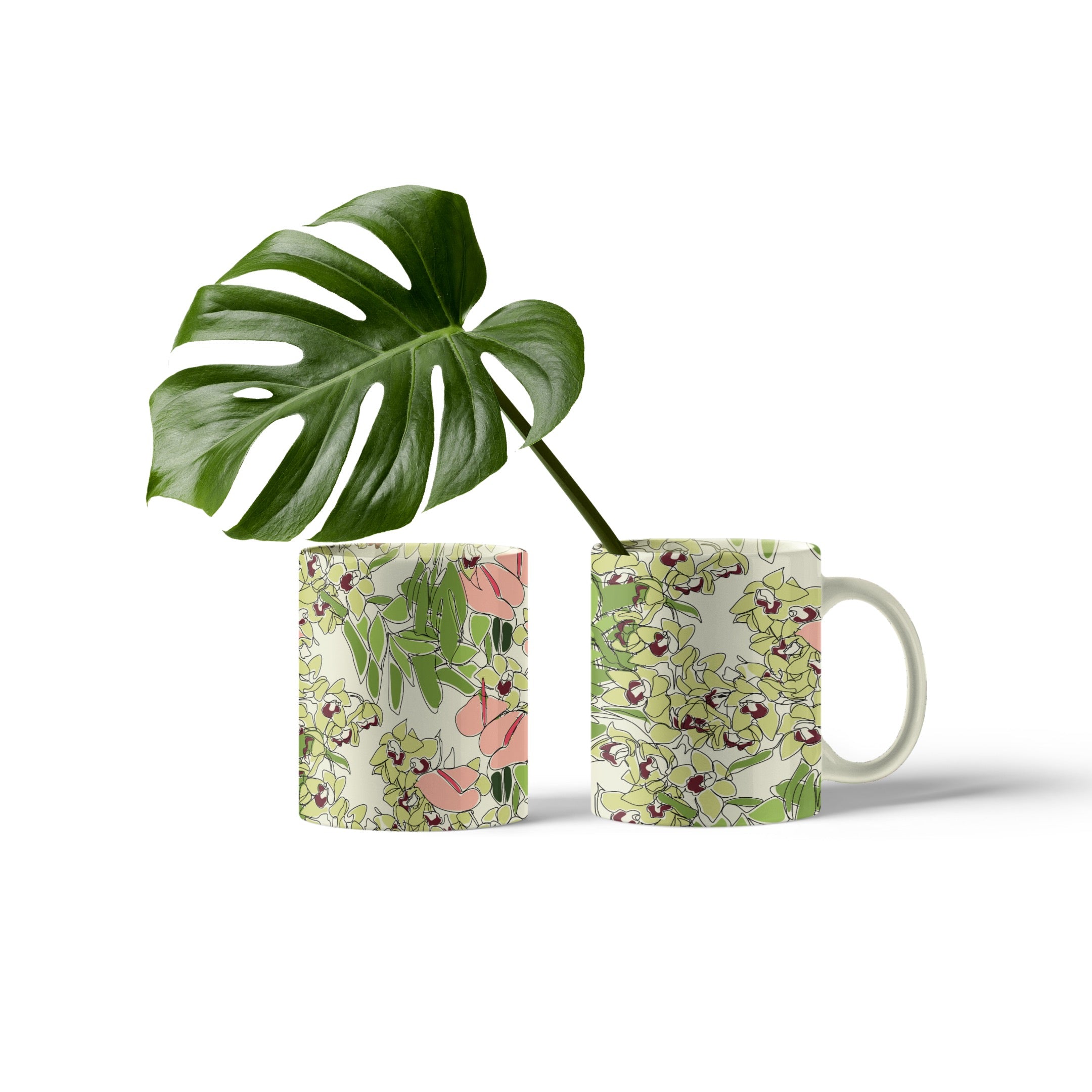 EXCLUSIVE DIGITAL PRODUCT | SUPERNOVA DESIGN | ORCHID AND ANTHURIUM