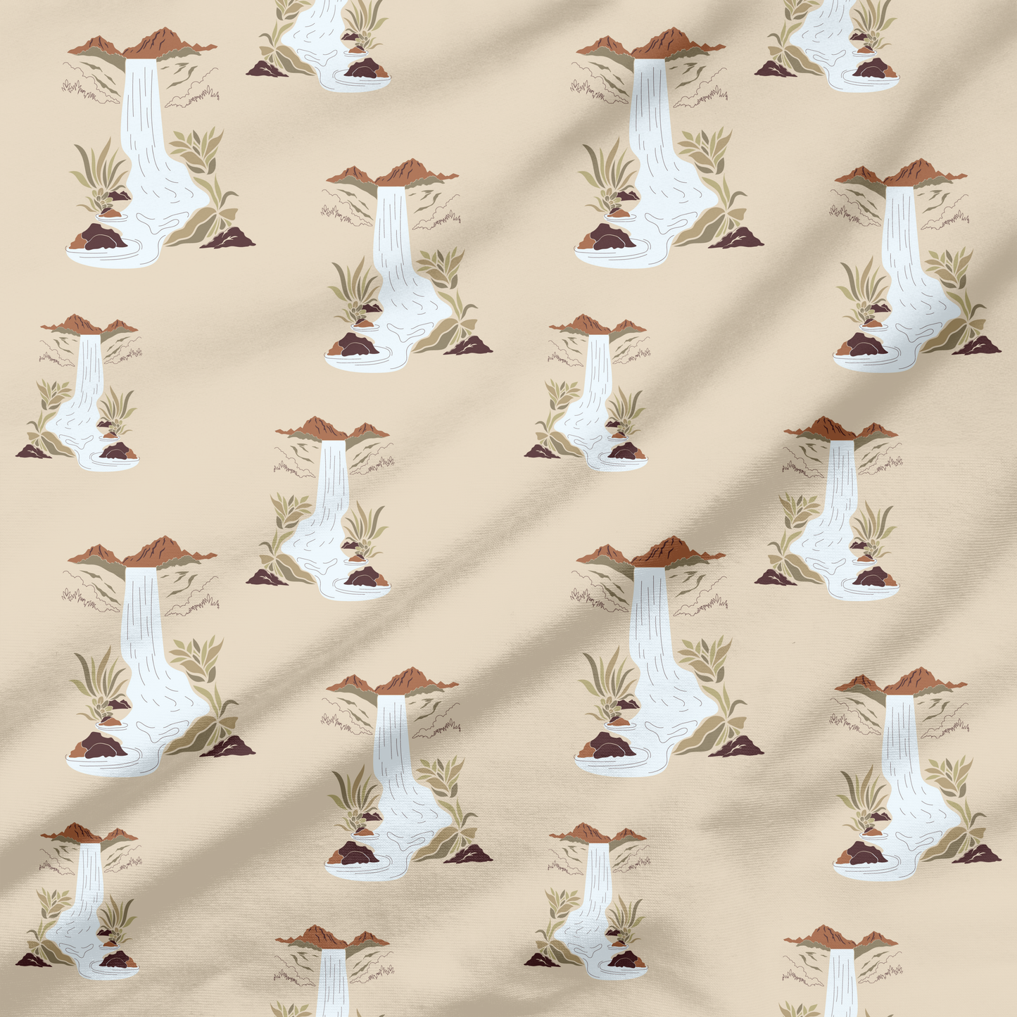 Kōkeʻe, Kauaʻi | Exclusive Seamless Pattern | One-of-a-Kind Surface Pattern