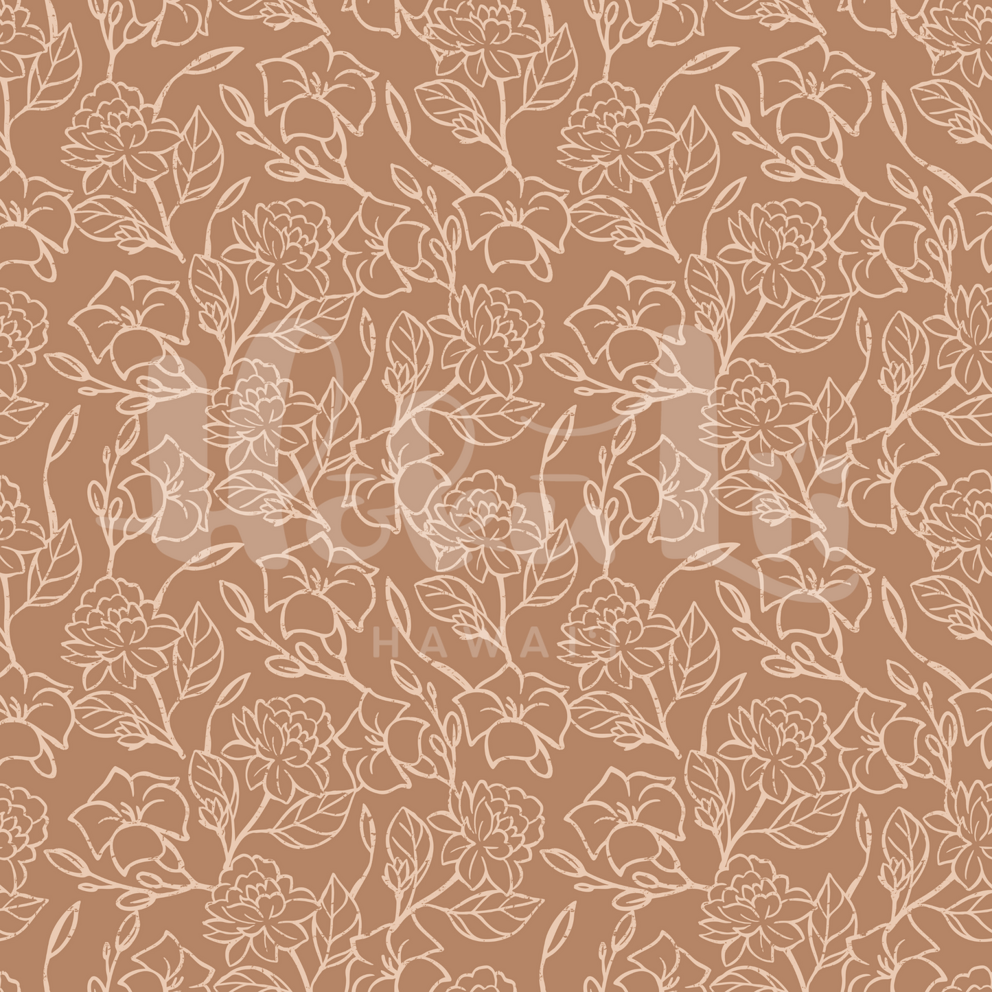 Puakenikeni + Pikake | Exclusive Seamless Pattern | One-of-a-Kind Surface Pattern for Creative Use